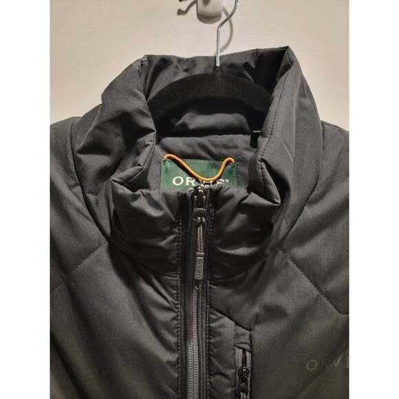 Orvis Vest Men's Sz XL Soft Puffer Sleeveless Outdoor Hiking Lightweight Black - Picture 9 of 16